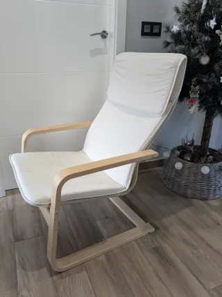 Sillón Ikea Pello + Cojín Poang