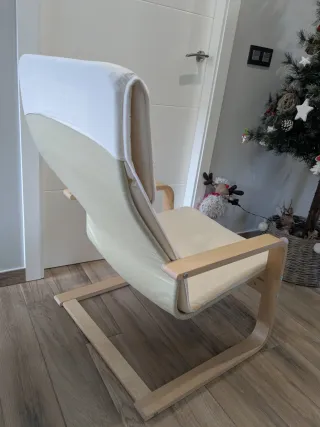 Sillón Ikea Pello + Cojín Poang