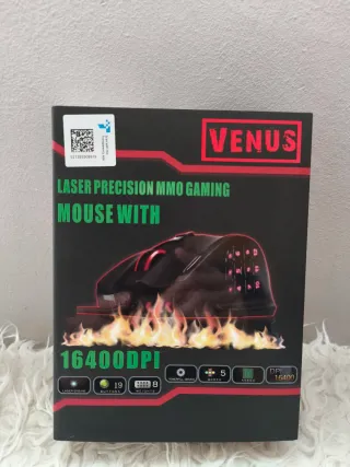 Ratón Gaming MMO Venus 16400 DPI