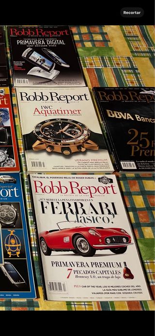 Revistas Robb Report. NUEVAS