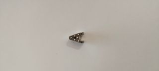 Charm Letra A Pandora Plata