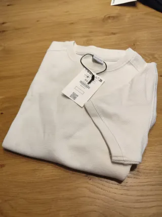 Camiseta Bershka blanca talla XS