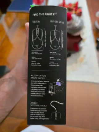 Razer Viper Mini Ratón Gaming Negro
