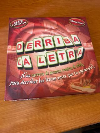 Juego de mesa Derriba la Letra Bizak