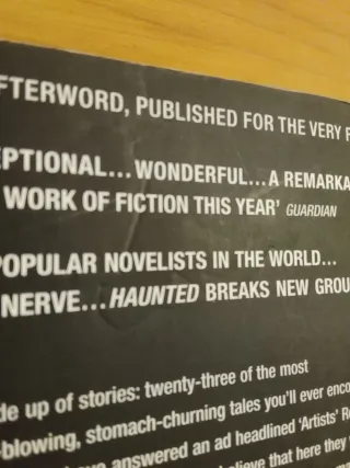 Chuck Palahniuk, Haunted