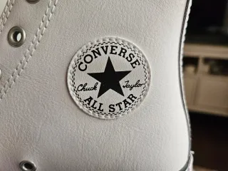 Zapatillas Converse All Star Piel Blancas