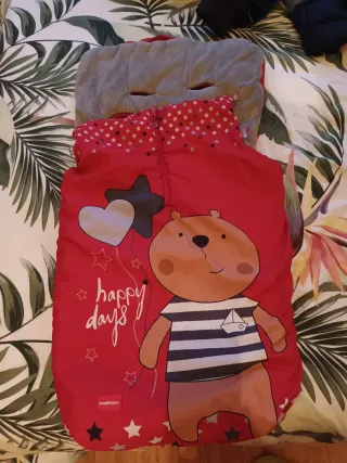 Saco silla/capazo oso y estrellas