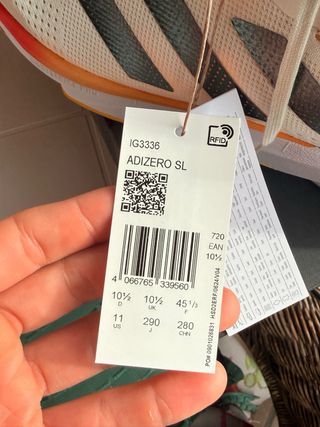 Zapatillas Adidas Adizero SL Beige/Naranja