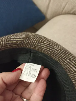 Sombrero de paño estilo fedora