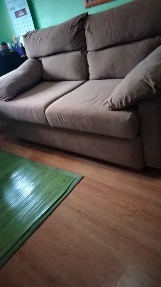 Sofá de 2 plazas beige