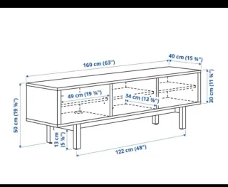 Mueble TV IKEA STOCKHOLM Madera