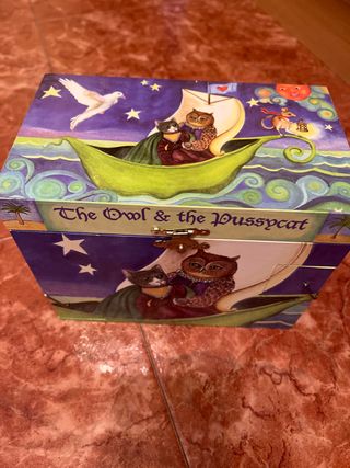 Joyero El Búho y el Gatito
