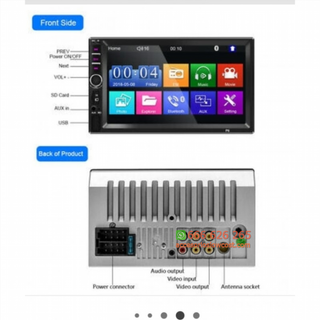 RADIO NAVEGADOR DVD GPS DOBLE 2DIN LCD TACTIL 7"
