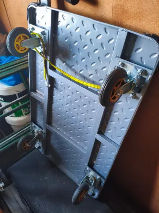 Carro monta cargas plegable