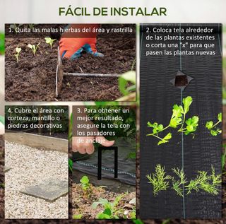 Rollo Malla Geotextil Negro