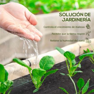 Rollo Malla Geotextil Negro