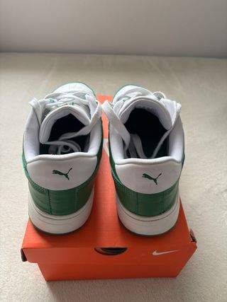 Zapatillas Puma Blancas y Verdes Talla 43
