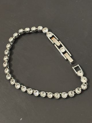 Pulsera Swarovski Tennis Plata.
