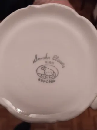 Juego de café Santa Clara porcelana. PERFECTO
