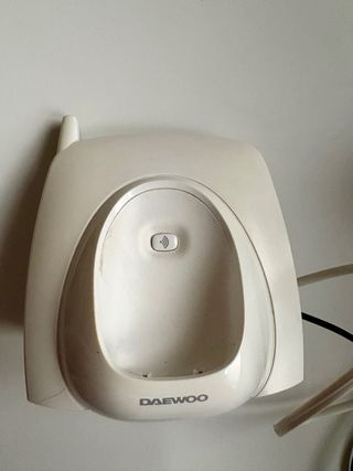 Teléfono Inalámbrico Daewoo Gris y Blanco