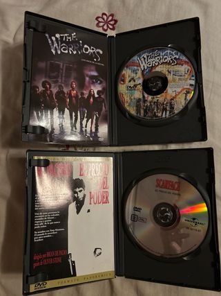 4 Películas DVD: El Cazador, Warriors, Scarface, H