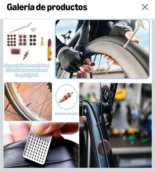 6 x Kit Repara Pinchazos Bicicleta