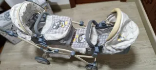 Carrito Muñecas Decuevas PIPO Doble gemelar