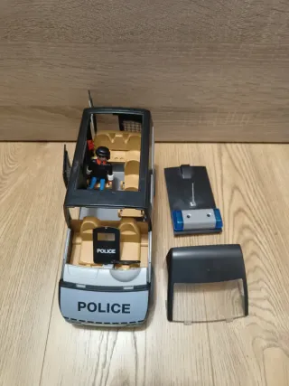 Coche de Policía Juguete con sirena y luces