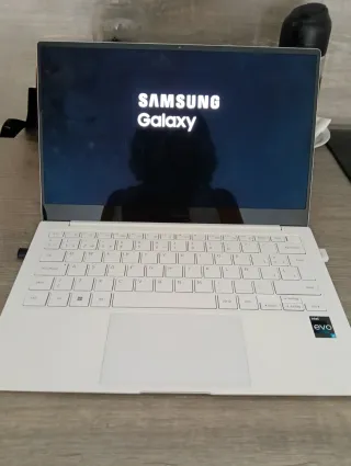 Portátil Samsung Galaxy Plata/Blanco