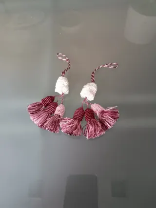 Borlas para decoración de castañuelas