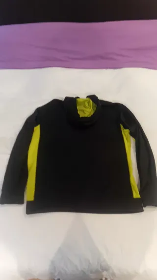 Sudadera Nike Negra y Verde Talla L