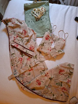 Camisón y kimono Balakaka floral