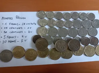 Monedas Bélgica