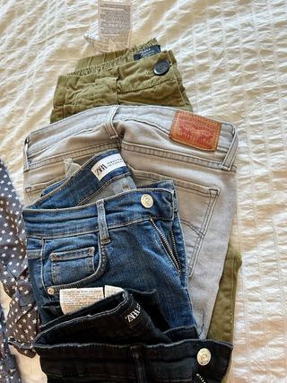 Lote ropa chica Zara, Levis, Pimkie talla S