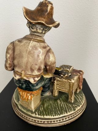 Figura artesano zapatero antigua