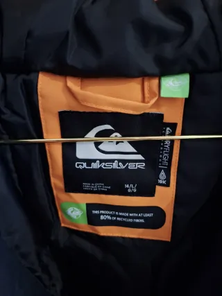 Chaqueta de esquí naranja Quiksilver