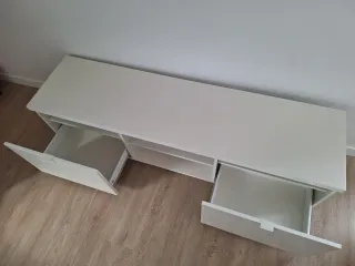 Mueble TV BYAS IKEA Blanco