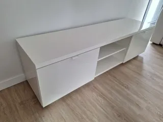 Mueble TV BYAS IKEA Blanco