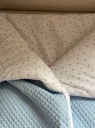 Saco capazo bebé Dpeques azul estrellas