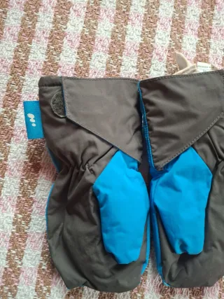 Guanti da neve Quechua blu