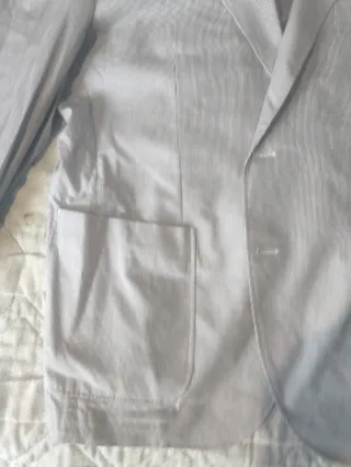 Americana Raya Azul Talla XL