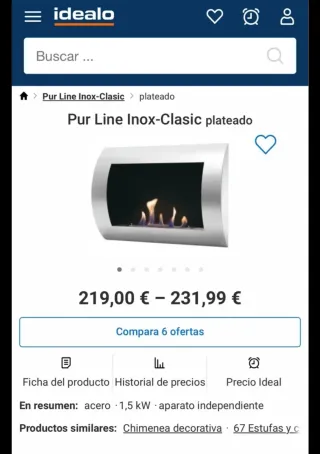 Chimenea de etanol Pureline