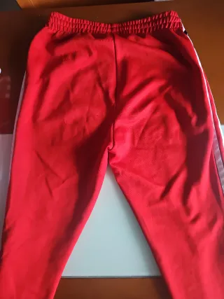 Pantalón chándal Adidas mujer rojo