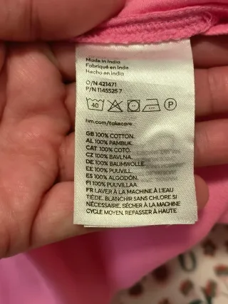 Camisa oversize rosa Divided Talla M