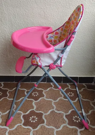 Trona bebé Asalvo con estampado de elefantes