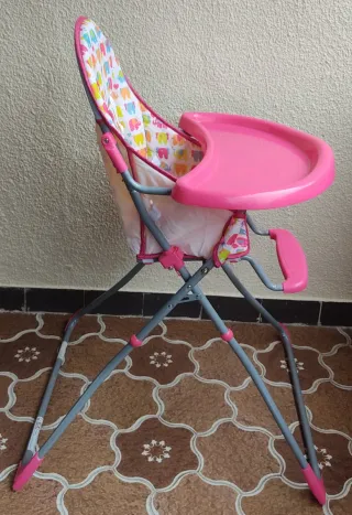 Trona bebé Asalvo con estampado de elefantes