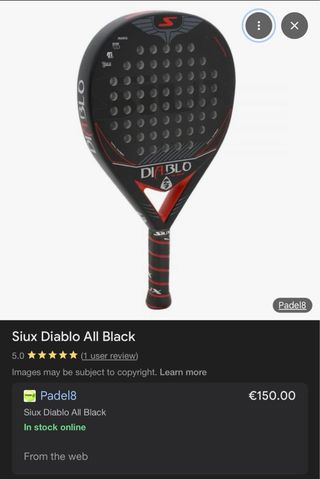 Pala Pádel Siux Diablo All Black