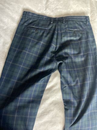 Pantalón cuadros Zara hombre