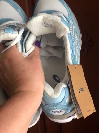 Zapatillas Asics Hombre Azul/Blanco