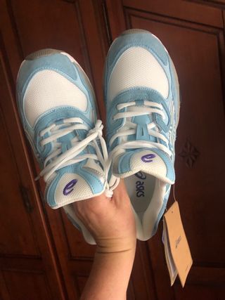 Zapatillas Asics Hombre Azul/Blanco